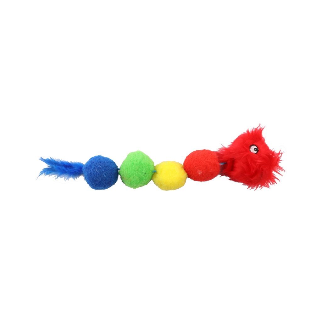 Toy with plush beads