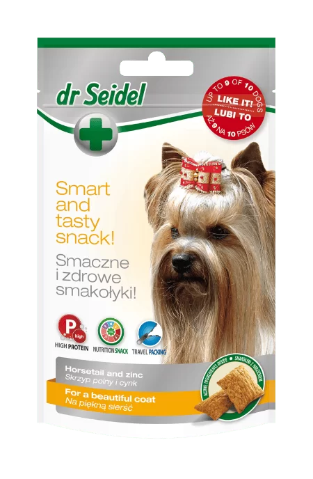 Dr Seidel snacks voor honden - voor een mooie vacht