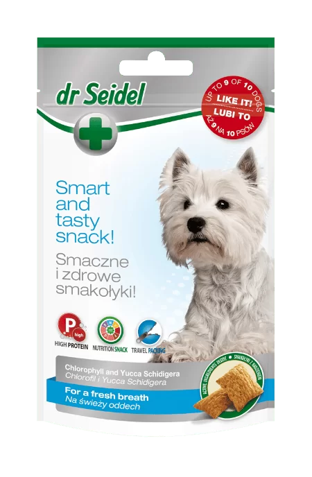 Dr Seidel snacks voor honden - voor een frisse adem