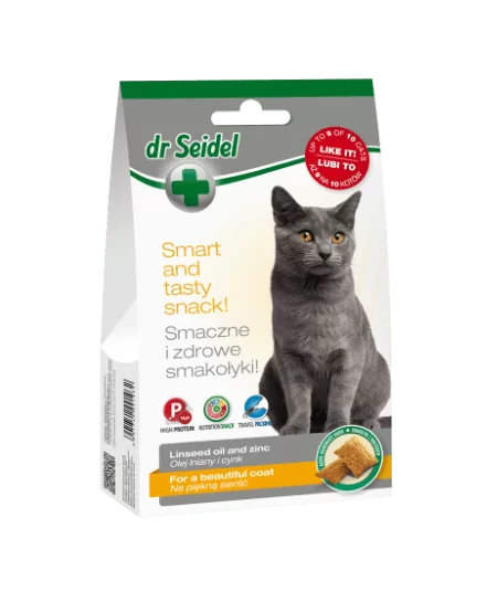 Dr Seidel snacks voor katten - voor een mooie vacht
