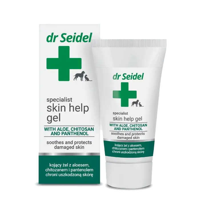 Skin help Gel verzacht en beschermt de beschadigde huid