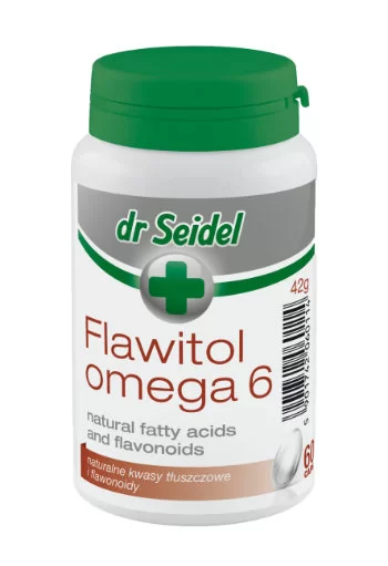 Flawitol capsules met Omega 6 met teunisbloemolie, voor een gezonde huid en glanzende vacht