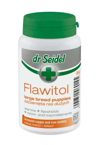 Flawitol tabletten voor puppy's van grote rassen