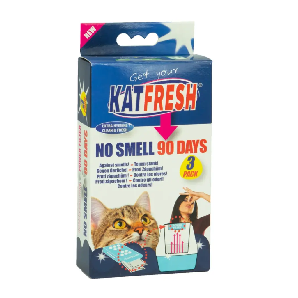 KatFresh geurfilter met houder 90 dagen