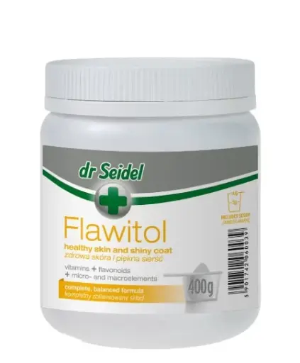 Flawitol poeder voor een gezonde huid en glanzende vacht