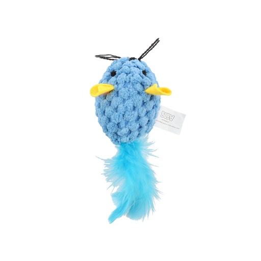 [5594] Mouse with feather blue